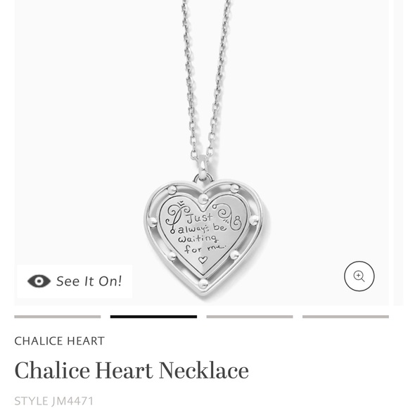 New Chalice Heart Brighton Necklace - Picture 2 of 7